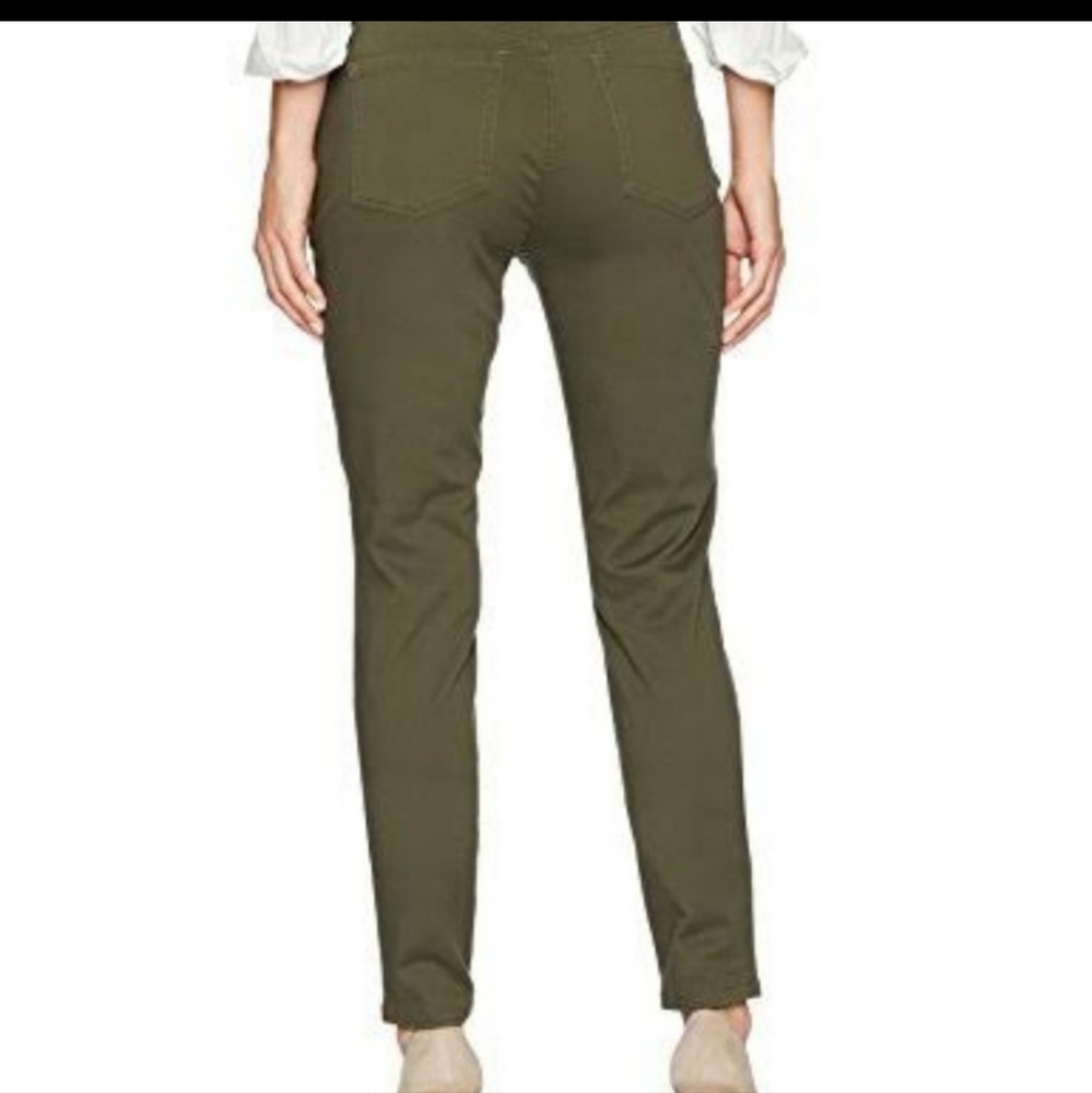 Olive army green skinny jeans size 10 - Picture 3 of 3